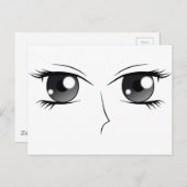 Anime Eyes - Manga Briefkaart (Voorkant / Achterkant)