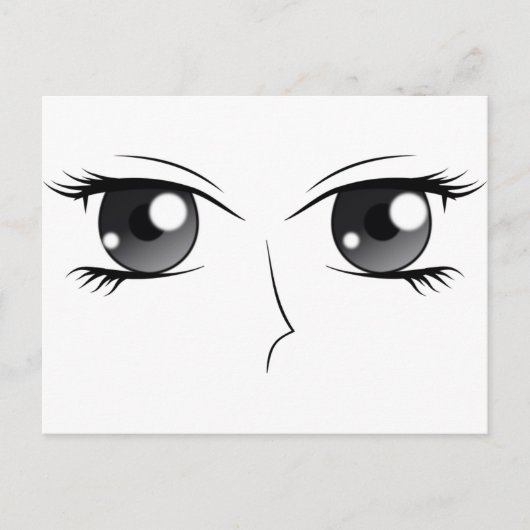 Anime Eyes - Manga Briefkaart (Voorkant)