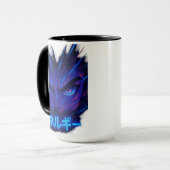 Anime Eyes Power Mug - Neon Manga Style Otaku (Devant gauche)
