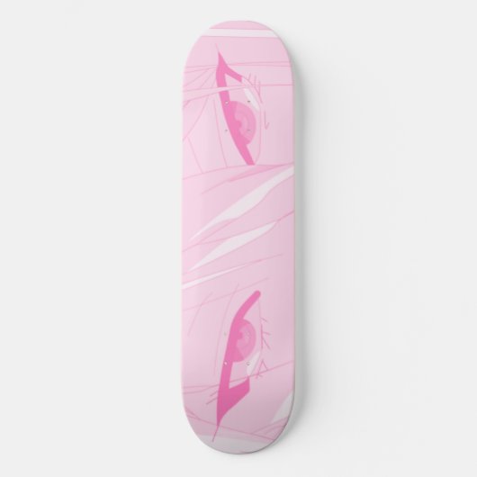 Anime Eyes Skateboard Deck (Voorkant)