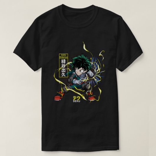 Anime fan art deku T-Shirt (Design devant)