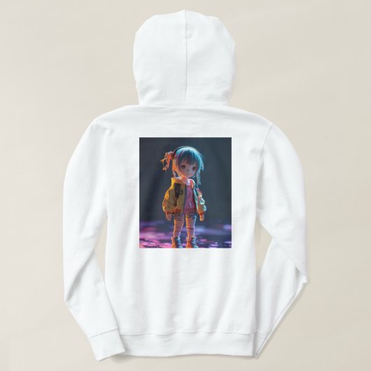 Anime fan art hoodie (Design achterkant)