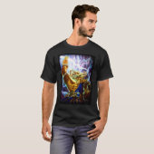 Anime Fantasy Zeus Warrior Graphic T-shirt (Voorkant volledig)