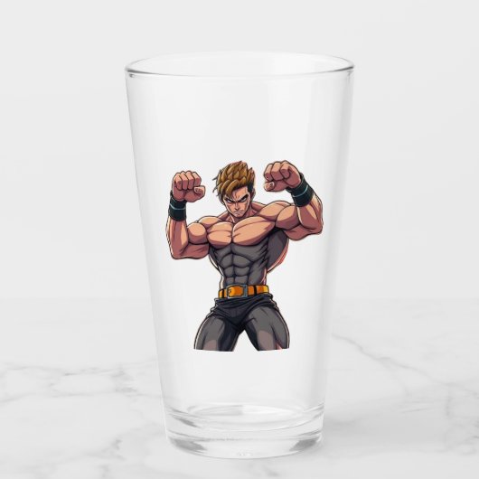 Anime Fighter Glas (Voorkant)