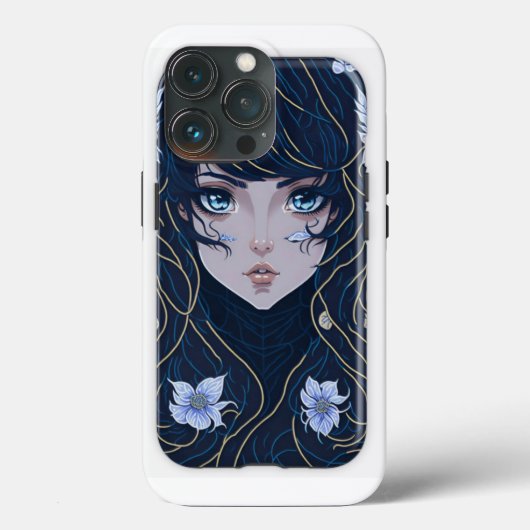 anime fille détails coque iphone (Verso)