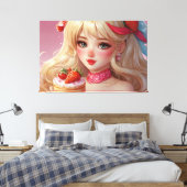 Anime fille étiré toile imprimé (Insitu(Chambre))