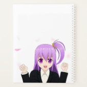 Anime fille mignonne rose joyeux japonais 2025 (Dos)