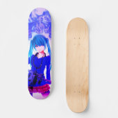 Anime fille Skateboard (Recto)