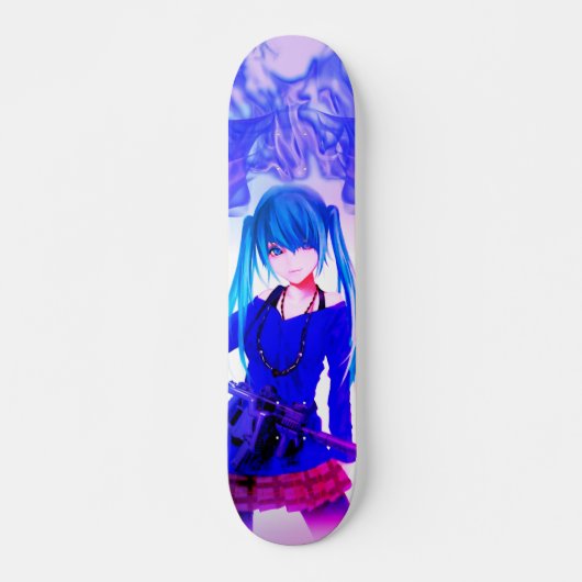 Anime fille Skateboard (Devant)