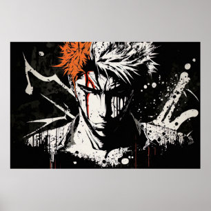 Anime Geïnspireerd Hero Wall Poster