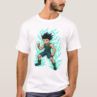 Anime-geïnspireerd origineel personage – Shonen St T-shirt