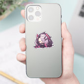 Anime geïnspireerde Sticker (Telefoon)