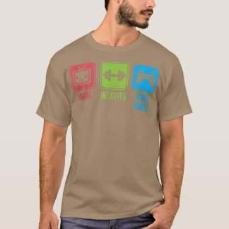 Anime, Gewichten, Video Games Otaku Workout T-shirt