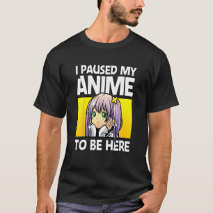 Anime Gift voor vrouwen Teen Girls Mannen Anime Me T-shirt