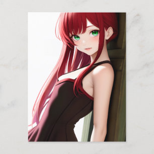 Anime Girl 013 Briefkaart