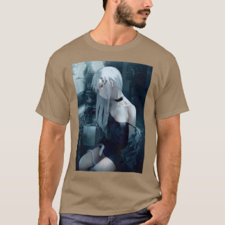 Anime Girl Aesthetische Waifu Japanse Otaku T-shirt