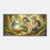 Anime Girl and Boy in a Yokai-Infested Wonderland (Recto)