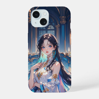 anime girl Art iPhone 15 Hoesje