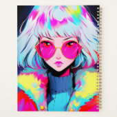 Anime Girl Art moderne coloré (Dos)