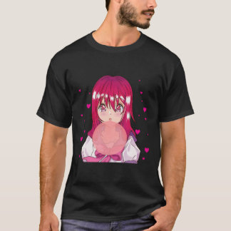 Anime Girl Blowble Japanse esthetische Otaku T-shirt