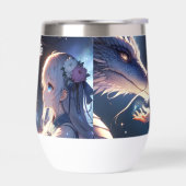 Anime Girl et son Dragon Personnalisé (Gauche)