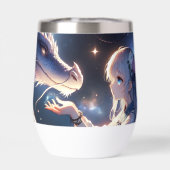 Anime Girl et son Dragon Personnalisé (Arrière)