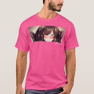 Anime Girl Eyes Anime in Japanse karakters T-shirt