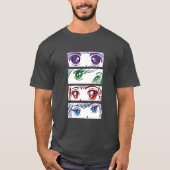 Anime Girl Eyes T-shirt (Voorkant)