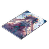 Anime Girl Flower Moon Fairy Notitieboek (Linkerzijde)