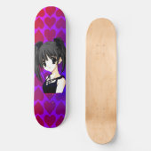 Anime Girl Hearts Skateboard (Recto)