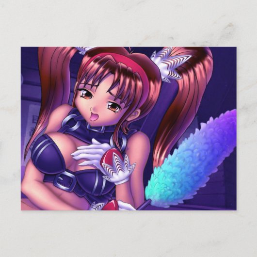 Anime Girl - Honey Briefkaart (Voorkant)