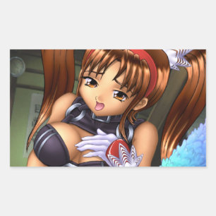 Anime Girl - Honey Rechthoekige Sticker