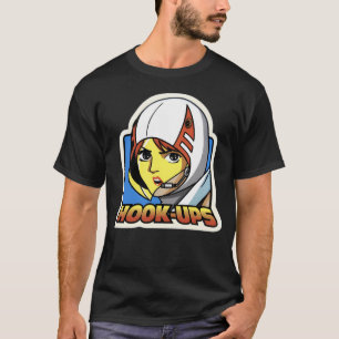  Anime Girl Hook Ups Schaats Brand Cartoon Ho T-shirt