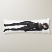 Anime Girl in Bodysuit Lichaamskussen (Voorkant)