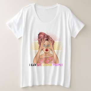 Anime Girl Je peux voir Stupid Girl