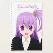 Anime Girl kawaii mignon nom rose 2022 (Devant)