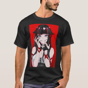 Anime Girl Kawaii Waifu esthetische Japanse Manga  T-shirt