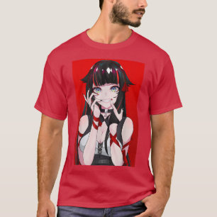 Anime Girl Kawaii Waifu esthetische Japanse Manga  T-shirt