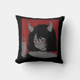 Anime Girl Kawaii Waifu esthetische Japanse otaku Kussen