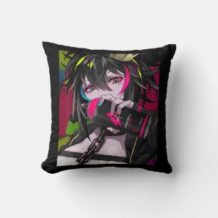 Anime Girl Kawaii Waifu esthetische Japanse otaku Kussen