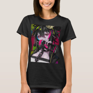 Anime Girl Kawaii Waifu esthetische Japanse otaku T-shirt