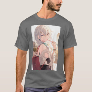 Anime Girl Kawaii Waifu esthetische Japanse otaku T-shirt
