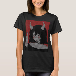 Anime Girl Kawaii Waifu esthetische Japanse otaku T-shirt