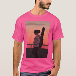 Anime Girl Lofi 90's T-shirt