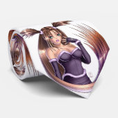 Anime Girl - Nikki Stropdas (Opgerold)