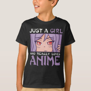Anime Girl Otaku Kinder Japanse komische manga fan T-shirt