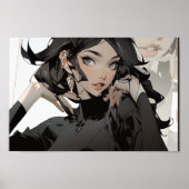 Anime Girl Poster (Voorkant)