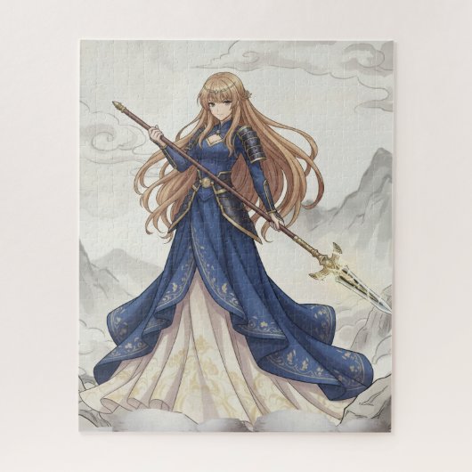 Anime Girl Puzzle Legpuzzel (Verticaal)