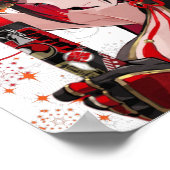 Anime girl Samurai Poster (Hoek)