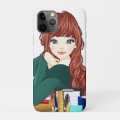 Anime Girl School levert Bord Case-Mate iPhone Case (Achterkant)
